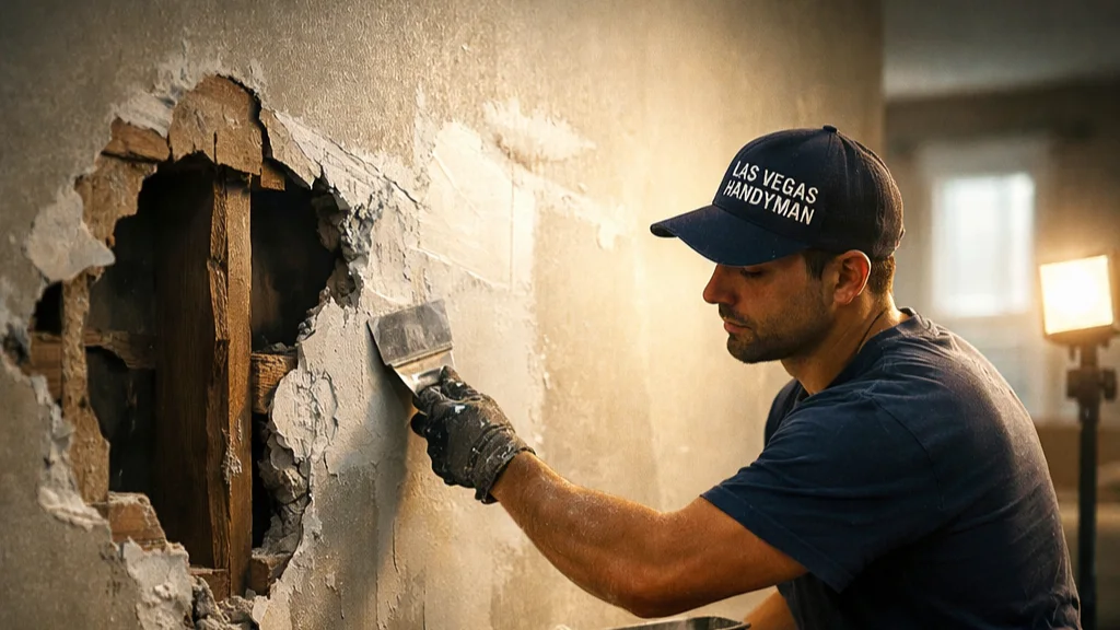Quick Drywall Rescue in Las Vegas