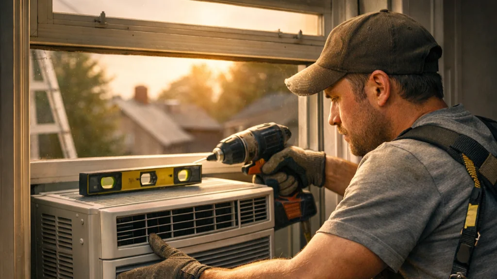 Installing & Mounting a Window AC Unit (Licensing)